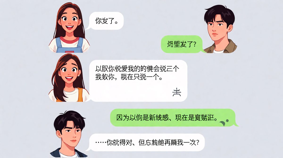当套路遇上套路，爱情就成了语言艺术课
