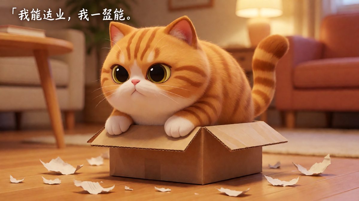 猫咪的执念：盒子再小也是家