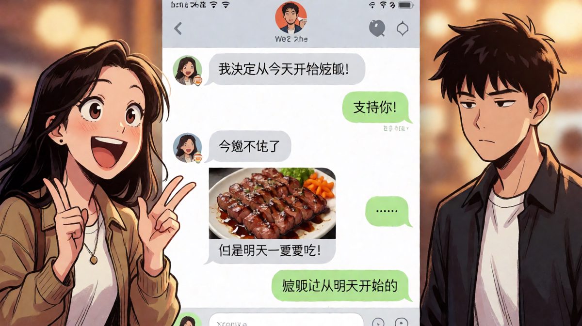 减肥从明天开始——每天都是一个新的开始