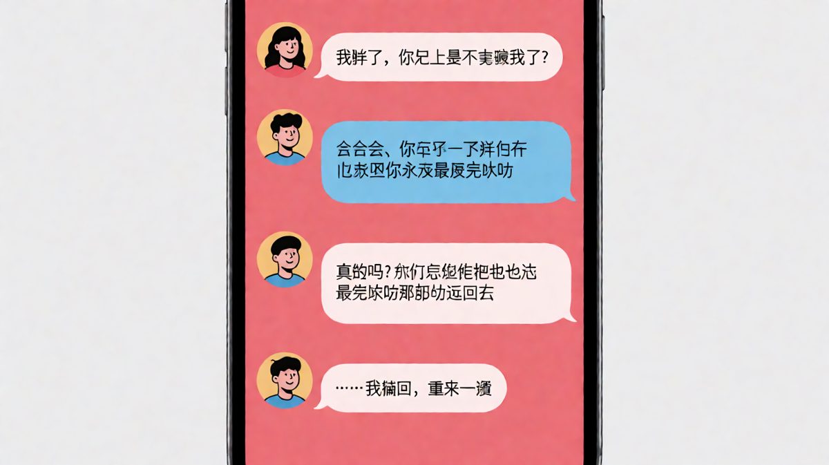 女：我胖了你不喜欢我了？男：怎么会，你最完美。女：那你把我也还回去。男：……重来。