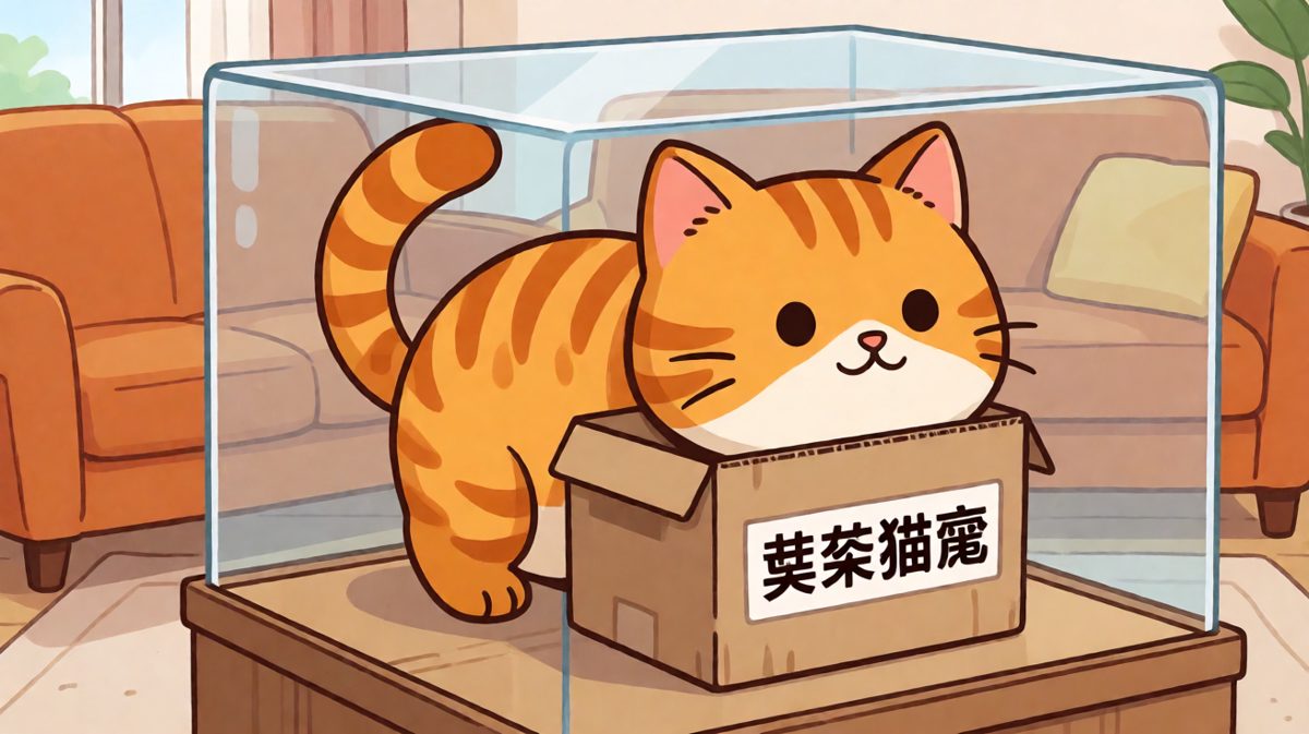 猫：只要我够努力，小箱子也能变成大别墅