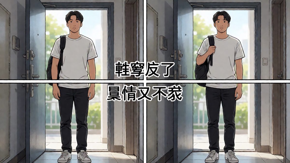 第四格：出门即社死