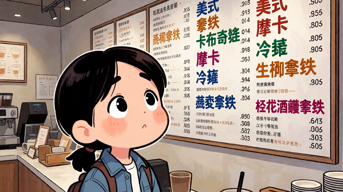 被五花八门的菜单打败