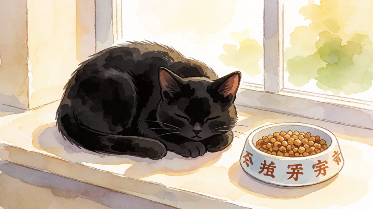 本喵只是在检查有没有零食掉落
