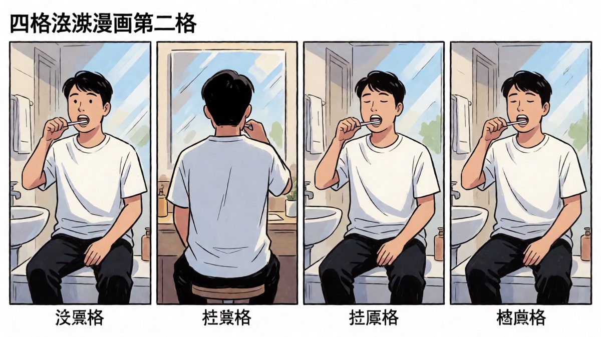 刷牙是我每天最精致的仪式
