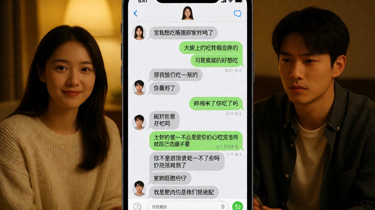 女生吃完一整只炸鸡还说是男生的那份