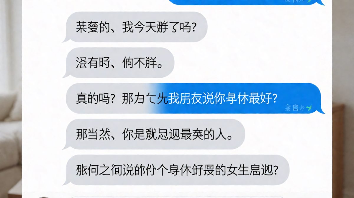 她问身材最好的人是谁，他瞬间哑火