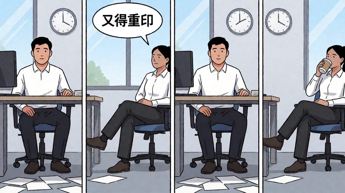 结果迟到了还要面对一堆烂摊子