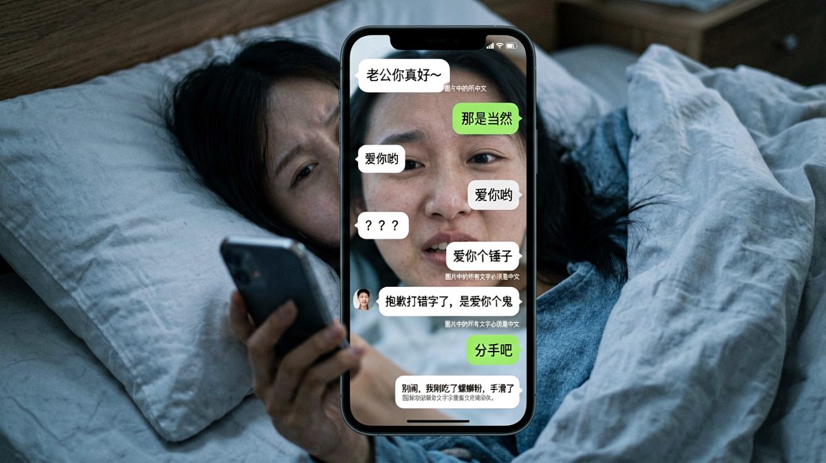 手滑变心碎，螺蛳粉成为感情终结者。