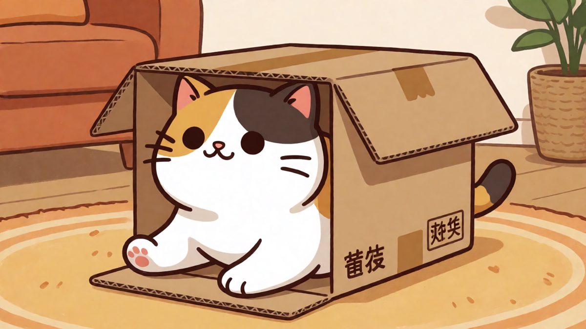 猫：只要我够扁，哪里都是我的家