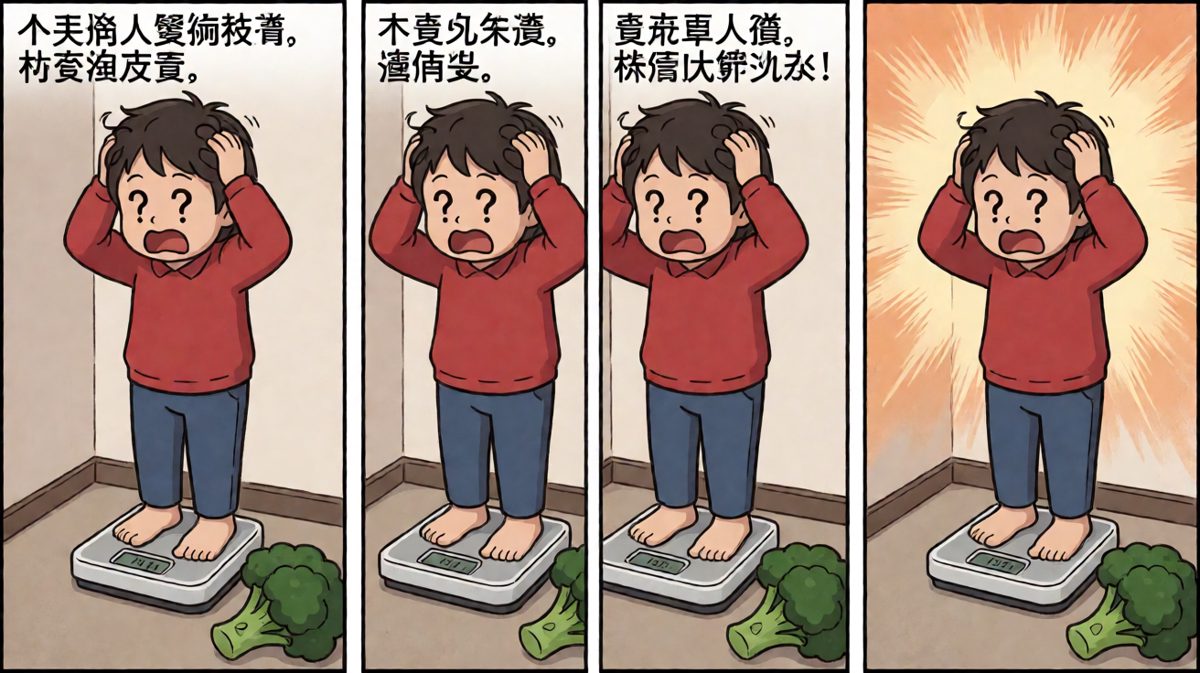 第三天：体重不降反升……