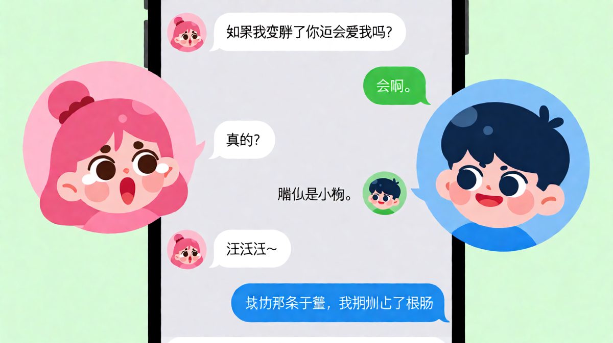 如果我变胖了你还爱我吗？答案让你笑到喷饭。