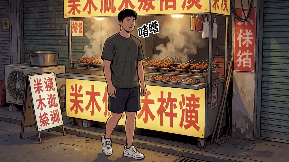 走出健身房……但烧烤摊的香味是怎么回事？