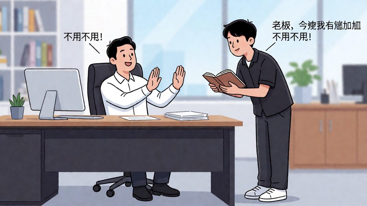 员工主动要求加班，老板吓得立刻拒绝