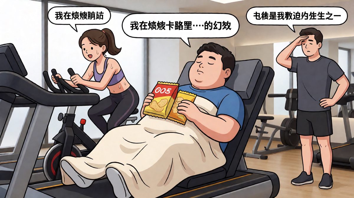 躺平式健身，主打一个参与感