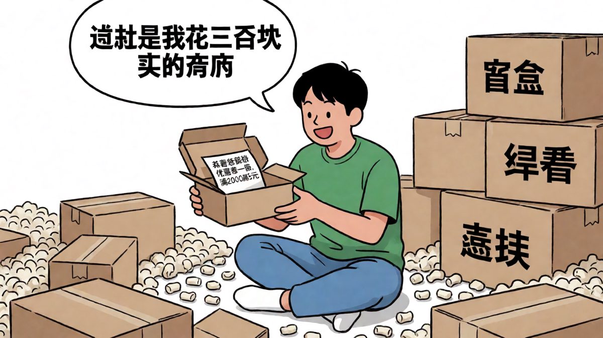 三百块买了个寂寞，商家赚了个开心