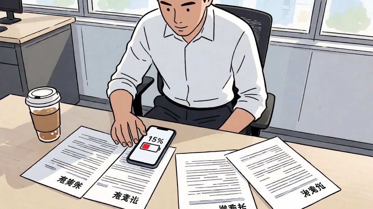 中午盯梢：电量告急，心态崩了