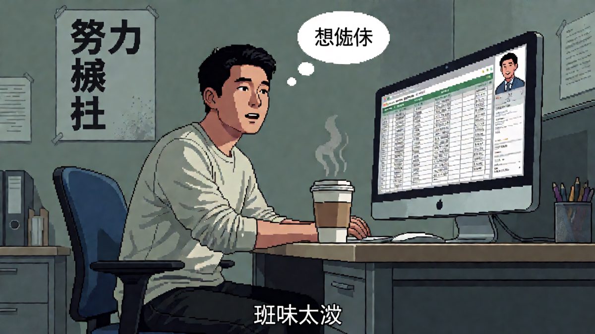 每天上班的心情，比上坟还沉重