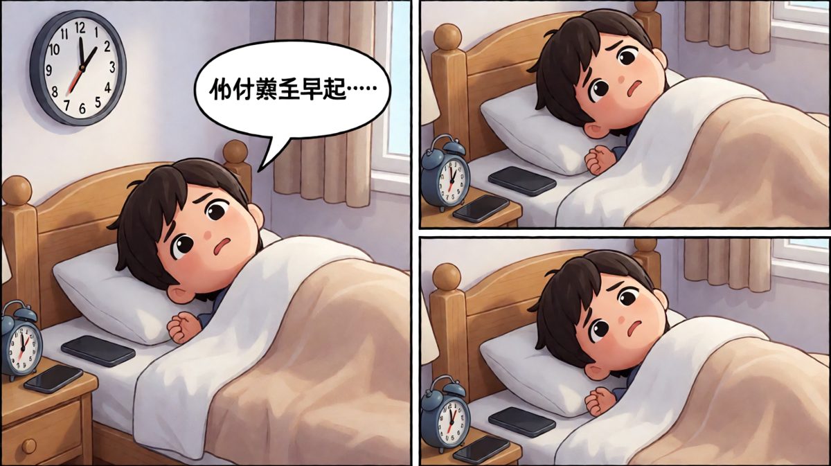 绝望躺平，重新入睡