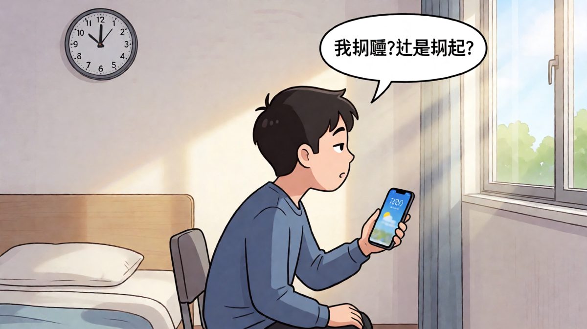 睡过头了……我到底在干什么