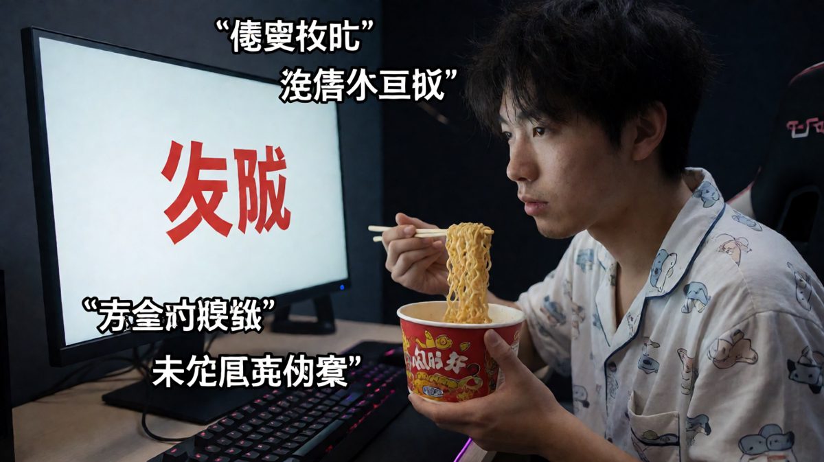 游戏可以输，泡面不能洒
