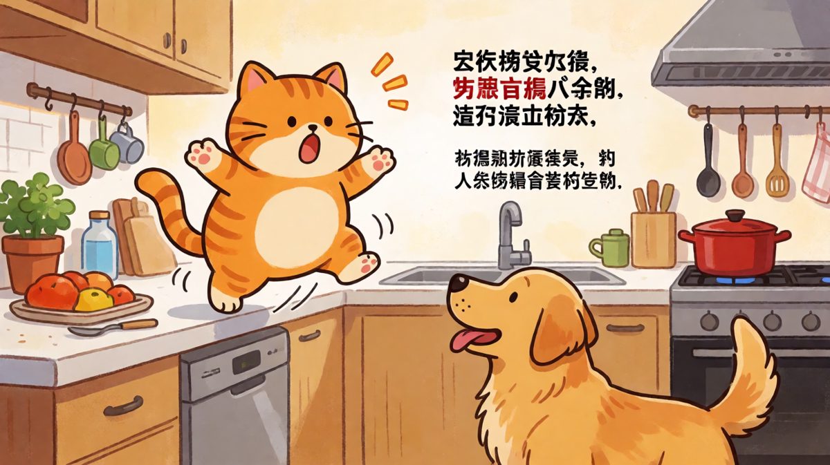 猫咪：我以为我能行……结果失败了