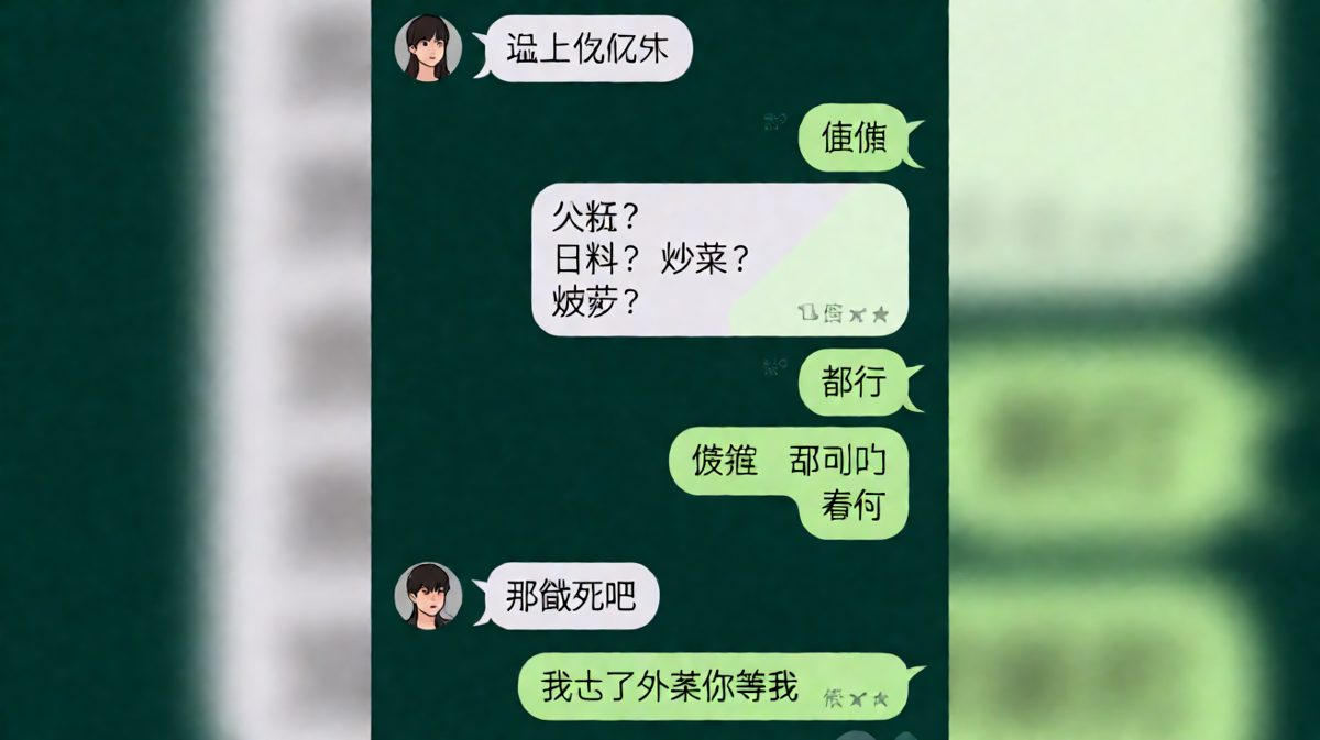随便这两个字是情侣间最大的谎言，没有之一