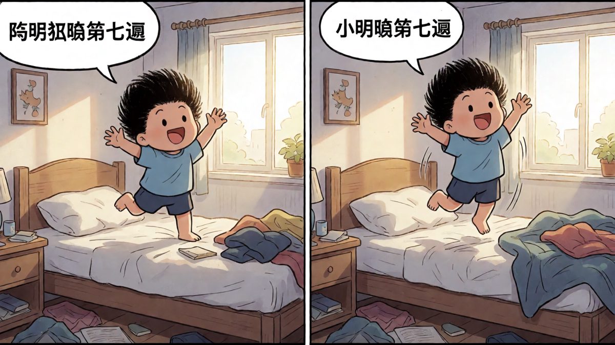 闹钟第七遍，灵魂刚刚归位，身体已经弹出床。