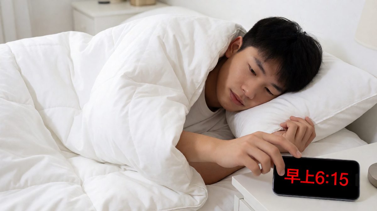 第5次闹钟响起，内心激烈斗争：不起……还是起？