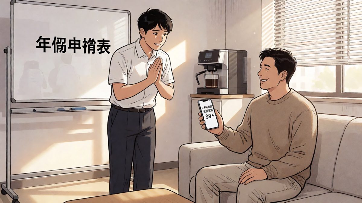 员工：'我想请假三天' 老板：'批准了！' 反转：老板递来手机'记得带电脑' 员工脸上的笑容凝固