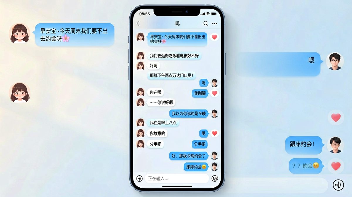 周末约会他一句嗯到底，等你醒了他说要跟床约会——这届男友的摆烂水平突破天际