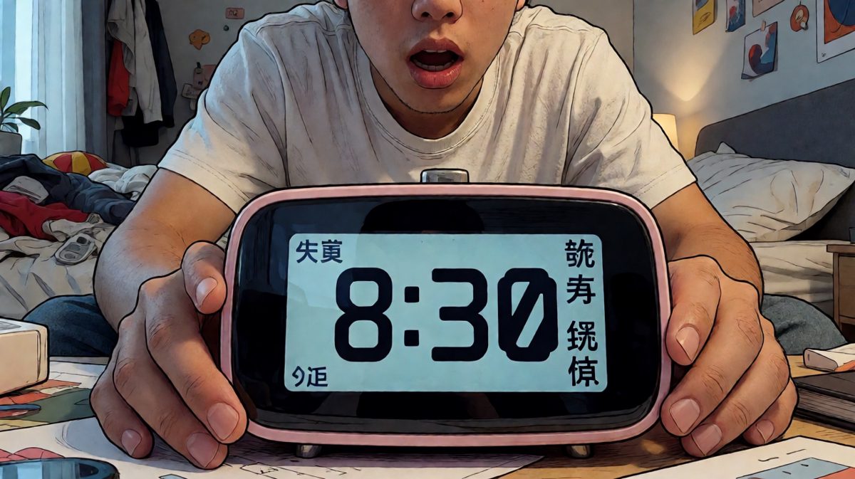 猛然惊醒——距离打卡只剩30分钟！