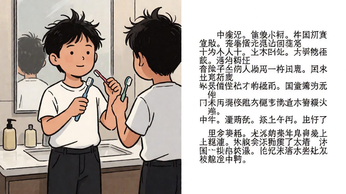 洗脸刷牙洗脸刷牙洗脸刷牙……我谁啊？