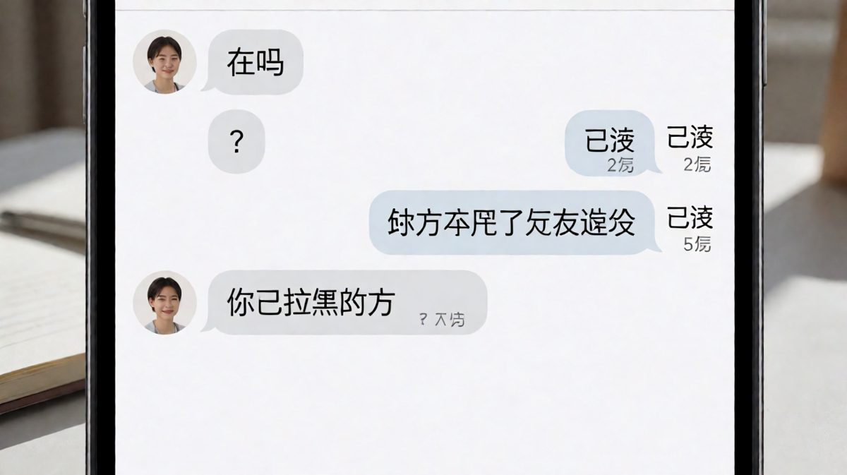 从'在吗'到'对方开启了好友验证'的距离，只有两条消息