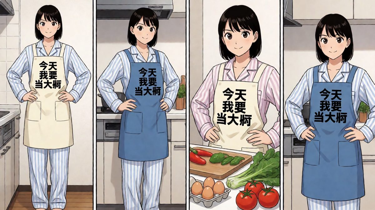 雄心壮志，准备大展厨艺