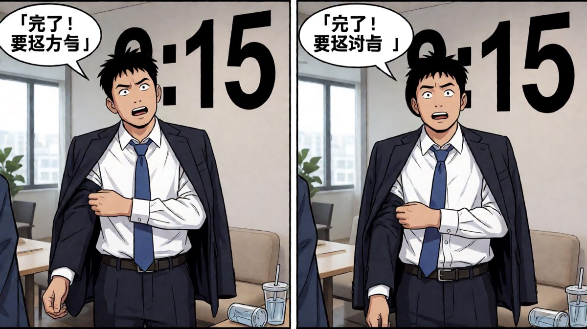 天哪！迟到了迟到了！