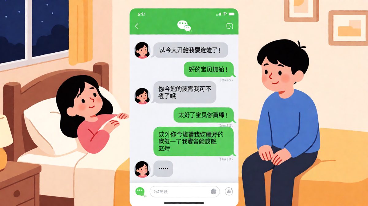 女生喊着减肥，却让男生请客庆祝