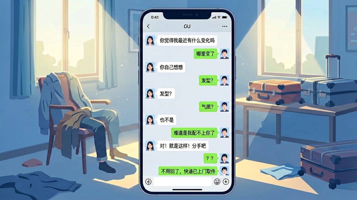 一句'你变了'直接把男方带进了套路