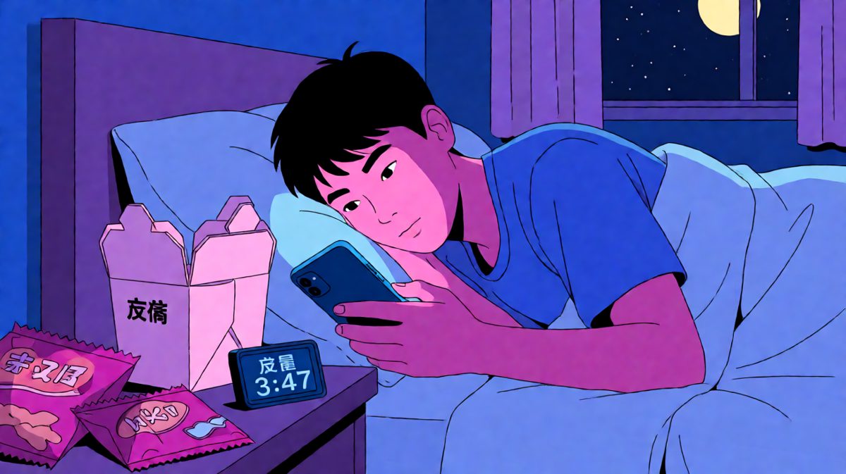 睡前刷手机：就五分钟，然后天就亮了