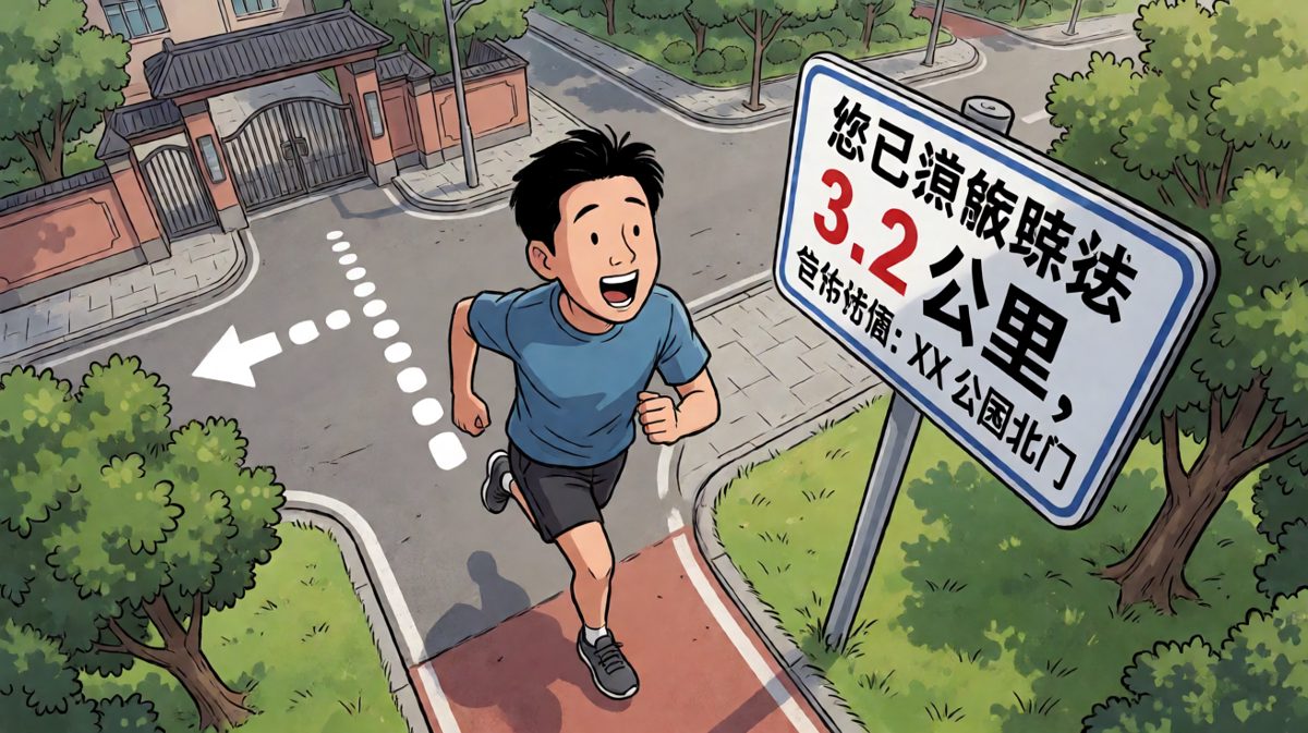 跑到一半发现方向完全反了，崩溃瞬间