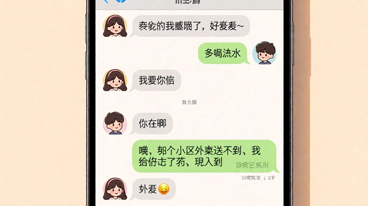 女生撒娇求陪伴，男生反向操作送外卖，令人窒息的操作