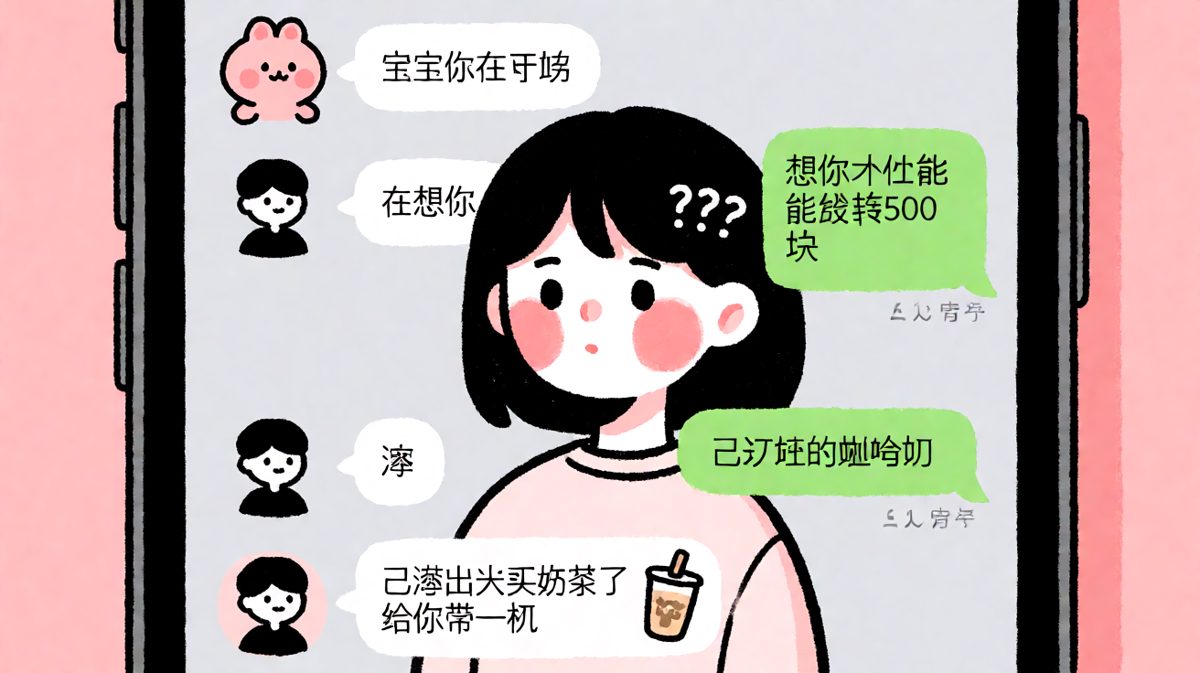 先撩完就跑，结果真的滚去买奶茶了，套路深但甜