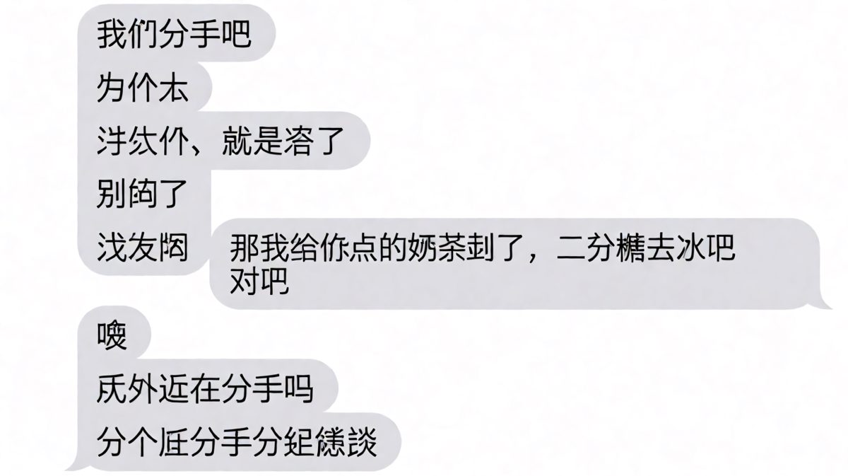 一杯奶茶挽回一场分手，这就是爱情的力量