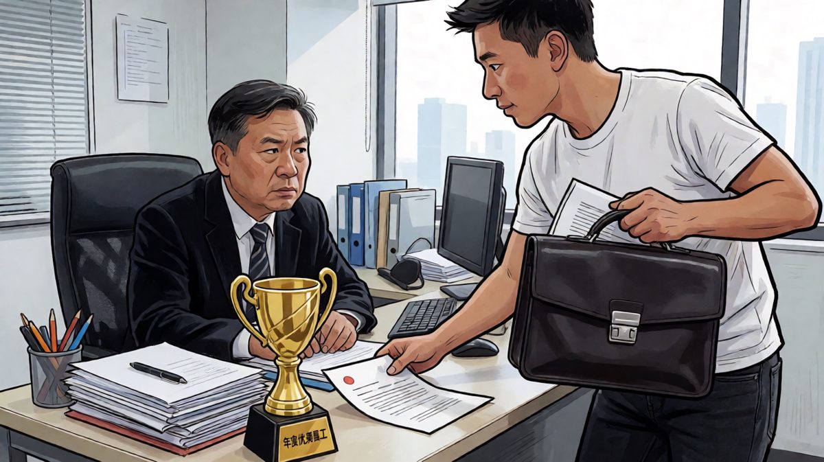 老板：你被优化了！员工：巧了，我先开口