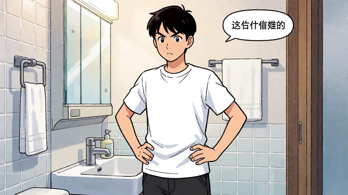 水龙头漏水？小事一桩，本大爷来修！