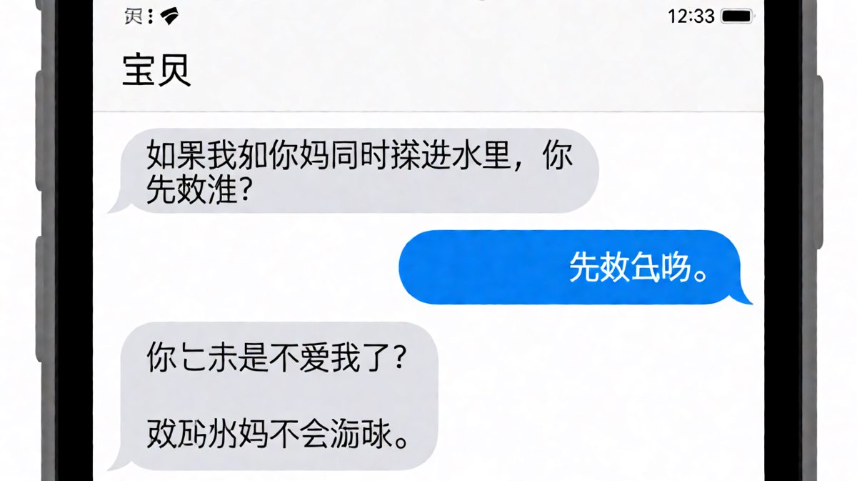 求生欲翻车现场——「我妈妈不会游泳」