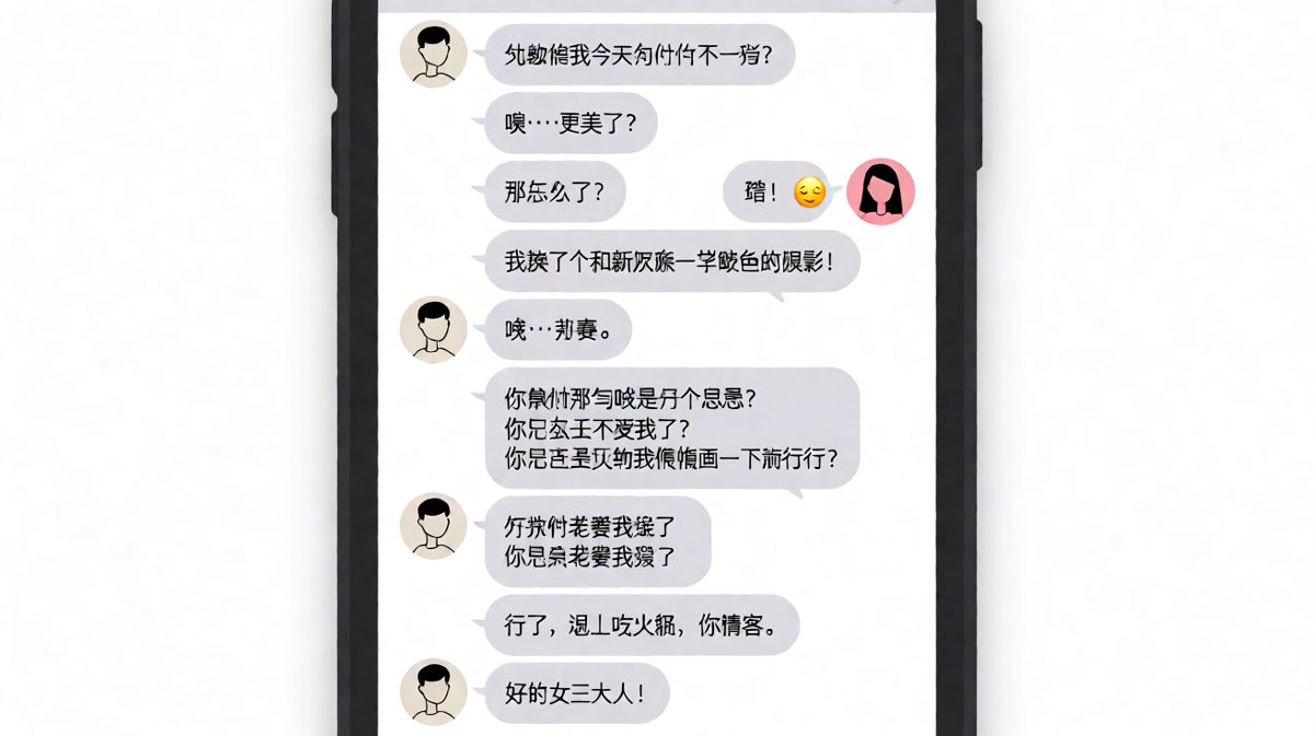今天有什么不一样竟是送命题
