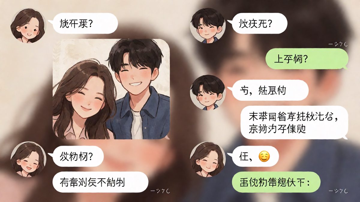 男友险被当作"认错人"，解释半天后成功挽尊，秀恩爱收尾。