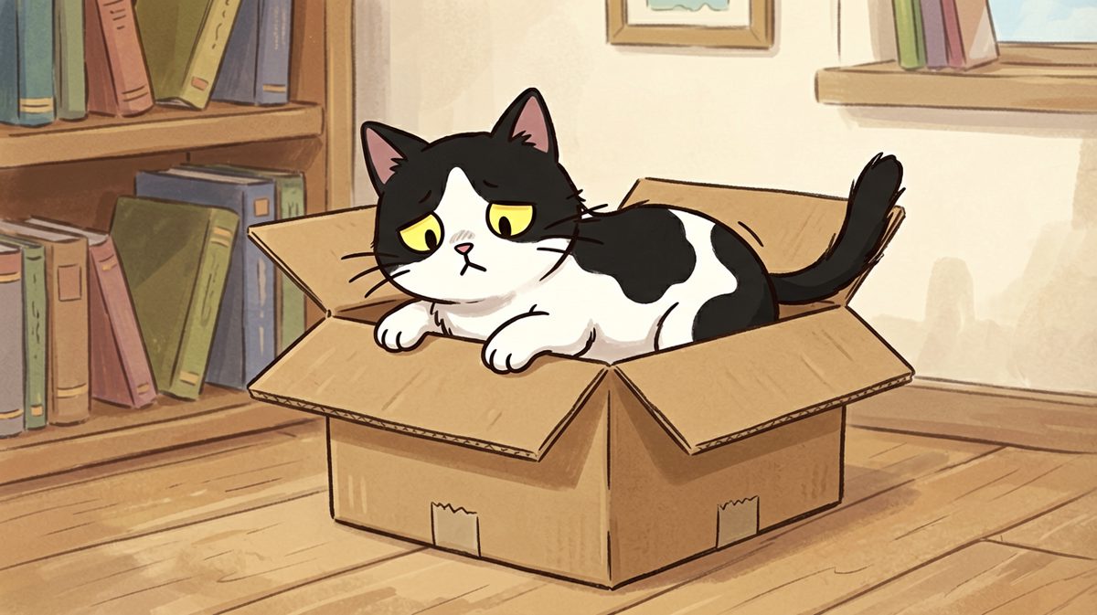 箱子比猫小？但这并不妨碍我！