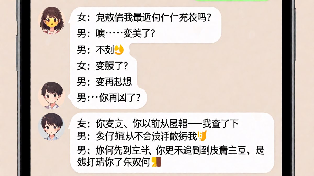 女生说男生变了，结果真相让人窒息